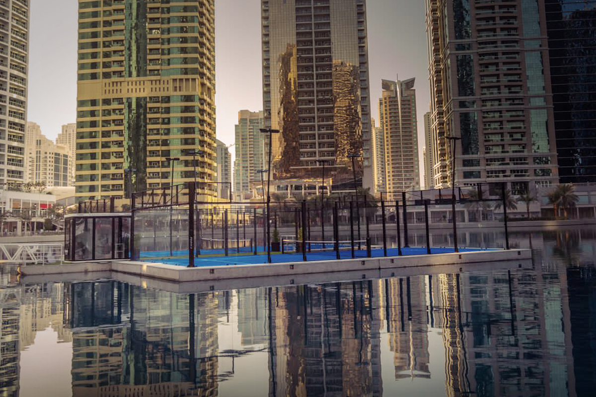 padelx, Padel sull'acqua a Dubai